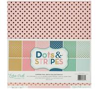 Echo Park Paper Echo Park Collection Kit 12-inch x 12-inch-Dots and Stripes with Copper Foil, Other, Multicoloured