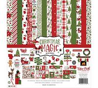 Echo Park Paper Echo Park Collection Kit 12"X12"-Christmas Magic, Multicolor