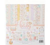 Echo Park Paper Hello Baby G COLL 12X12 KIT, Pink, Teal, Yellow,Purple, Orange, One Size