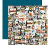 Echo Park Paper National Park Stamps 12x12 Patterned Paper, Various