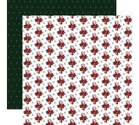 Echo Park Paper Santa Claus: Candy Cane Bunches 12x12 Patterned Paper, Multi
