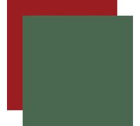 Echo Park Paper Santa Claus: Green/Dk. Red 12x12 Coordinating Solid Paper, Multi