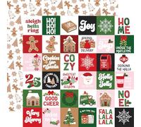 Echo Park Paper Santa's Christmas Delivery: 2x2 Journaling Cards 12x12 Patterned Paper, Multi