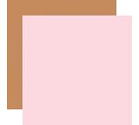 Echo Park Paper Santa's Christmas Delivery: Pink/Brown 12x12 Coordinating Solid Paper, Multi