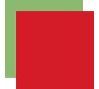 Echo Park Paper Santa's Christmas Delivery: Red/Lt. Green 12x12 Coordinating Solid Paper, Multi