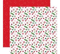 Echo Park Paper Santa's Christmas Delivery: Sweet As Sugar Candies 12x12 Patterned Paper, Multi