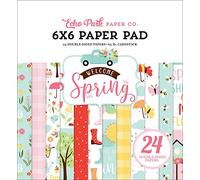 Echo Park Paper, Welcome Spring 6x6 Paper Pad, 6-x-6-Inch