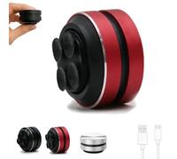 Echo Pod Speaker, Bluetooth Mini Bone Conduction Portable Wireless, Music Player with Suction Cup, That Can Turn Anything into a Speaker, for Bath, Home, Outdoor (Red)