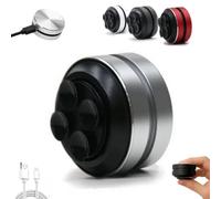 Echo Pod Speaker, Bluetooth Mini Speaker Bone Conduction Portable WirelessSpeaker, Music Player with Suction Cup, That Can Turn Anything into a Speaker for Home, Outdoor, Travel, Bath (Silver)