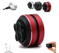 Echo Pod Speaker, Bluetooth Mini Speaker Bone Conduction Portable WirelessSpeaker, Music Player with Suction Cup, That Can Turn Anything into a Speaker for Home, Outdoor, Travel, Bath (Red)