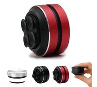 Echo Pod Speaker, Bluetooth Mini Speaker Bone Conduction Portable WirelessSpeaker, Music Player with Suction Cup,Turn Any Surface into aSpeaker for Bath, Home, Outdoor, Travel (Red)