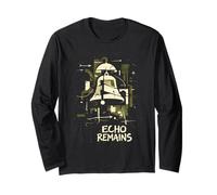 Echo Remains Liberty Bell Shirt Abstract American Design USA Long Sleeve T-Shirt