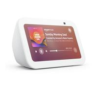 Echo Show 5 (Newest gen) | Smart display and alarm clock with clearer sound | White