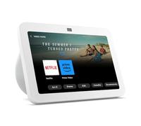 Echo Show 8 (Newest gen) | HD smart touchscreen with spatial audio, smart home hub and Alexa | Glacier White
