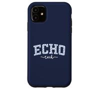 Echo Tech Staff Varsity Blue Floral Staff Appreciation Case for iPhone 11