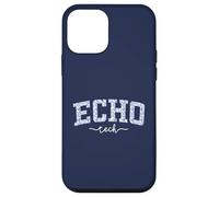 Echo Tech Staff Varsity Blue Floral Staff Appreciation Case for iPhone 12 mini