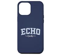 Echo Tech Staff Varsity Blue Floral Staff Appreciation Case for iPhone 12 Pro Max