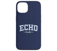 Echo Tech Staff Varsity Blue Floral Staff Appreciation Case for iPhone 13