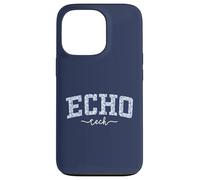 Echo Tech Staff Varsity Blue Floral Staff Appreciation Case for iPhone 13 Pro