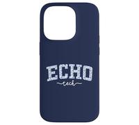 Echo Tech Staff Varsity Blue Floral Staff Appreciation Case for iPhone 14 Pro