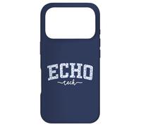 Echo Tech Staff Varsity Blue Floral Staff Appreciation Case for iPhone 17 Pro