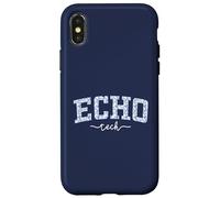 Echo Tech Staff Varsity Blue Floral Staff Appreciation Case for iPhone X/XS