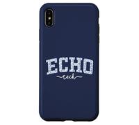 Echo Tech Staff Varsity Blue Floral Staff Appreciation Case for iPhone XS Max