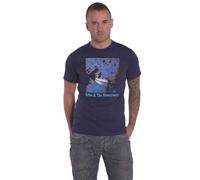 Echo & The Bunnymen T Shirt Ocean Rain Band Logo Official Mens Navy Blue