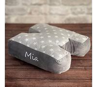 Echo Three Personalised Name Letter Cushion M | Custom Pillow | Printed Alphabet Cushion Monogram Pillow | Baby Gift Bedroom Decor
