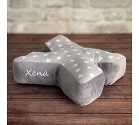 Echo Three Personalised Name Letter Cushion X | Custom Pillow X Alphabet Cushion Monogram Pillow | Baby Gift Bedroom Decor