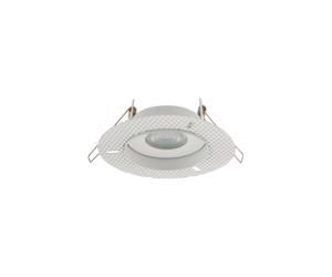 ECHO WHITE CEILING LIGHT FITTING SPOT PT 1X GU10/15W IP54/20