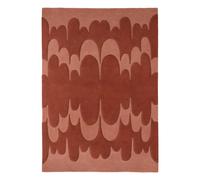 Echo wool rug, Lucia Eames Terracotta one size
