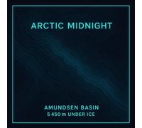 Echoes of the Deep - Arctic Midnight: Blank Notebook · 8.5″ Square · 200 Unlined White Pages · Soft Glossy Cover · Amundsen Basin 5 450 m