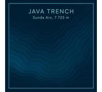 Echoes of the Deep - Java Trench: Blank Notebook · 8.5″ Square · 200 Unlined White Pages · Soft Glossy Cover · Sunda Arc 7 725 m