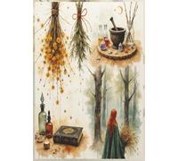 Echoes of the Old Way Notebook 205 pagesb: Book of Shadows & Personal Grimoire 7x10