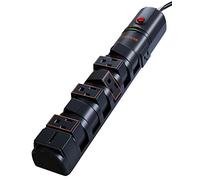 ECHOGEAR 8 Outlet Rotating-Plug Surge Protector With Fireproof Technology & Built-In Cable Management - 2160 Joules of Surge Protection - Expand Your Outlet Capacity While Keeping Your Gear Safe