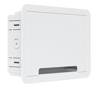 ECHOGEAR 9" in-Wall TV Media Box - Recessed TV Outlet & Network Enclosure - Perfect for Roku, Apple TV, Fire TV Stick, and Samsung One Connect - WiFi Friendly Complete in-Wall Cable Management Kit