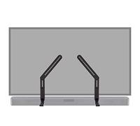 ECHOGEAR Soundbar Wall Mount Bracket - Works with All Soundbars Including Samsung, Vizio, LG, & More - Depth Adjustable for Dolby Atmos Soundbars