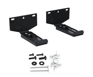 ECHOGEAR Soundbar Wall Mount Bracket - Works with All Soundbars Including Samsung, Vizio, LG, & More - Depth Adjustable for Dolby Atmos Soundbars