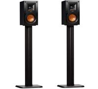 ECHOGEAR Universal Floor Speaker Stands - Vibration-Absorbing MDF Design Works with Klipsch, Polk, JBL & Other Bookshelf Speakers Or Studio Monitors - Includes Sound Iso Pads & Carpet Spikes