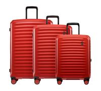 Echolac Oxygen 4 wheels Suitcase set 3-piece with expansion pleat red