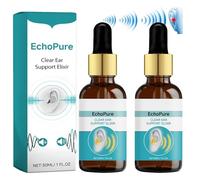 EchoPure Organic Ear Support Elixir,Tinniease Spray for Tinnitus,EchoEase Tinnitus Relief Spray,Echo Ease Inhaler,Tinnitus Relief for Ringing Ears,Relieve Ear Discomfort (2 Pcs)