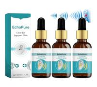 EchoPure Organic Ear Support Elixir, Tinniease Spray for Tinnitus, Tinnitus Relief for Ringing, Cleans The Ears, Tinnitus Relief Spray, Ear Care Sprays, Relieve Ear Discomfort (3 Pcs)