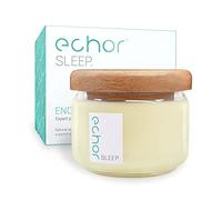 Echor Sleep Candle | Essential Oils Relaxation Calming Candle | Aromatherapy Scented Vegan Soy Wax Sleep Gift | Lavender, Ylang Ylang, Geranium & Sweet Orange