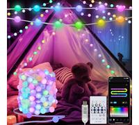 echosari Smart Global Fairy Lights USB 10M RGB Built-in-chip String Lights with APP