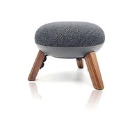 Echtholzständer für Google Nest Mini (2. Generation), kompatibler Lautsprecher zum Dekorieren von Tisch, Zuhause, Büro, rutschfester Silikon-Pad-Halter, Smart Home Mini zum Schutz (Walnuss)
