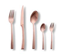 Echtwerk 30pcs Cutlery Set "Avelino", Faltware Set, Stainless Steel 18/10, Bronze mattfinished, giftbox