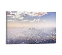 ECHUN City Poster City Of London Skyline Decorative Canvas Wall & Art Picture Painting 16x24inch(40x60cm)