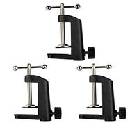 Echwave 3 x High Performance Metal Desk Mount Clamp for Microphone Suspension Scissor Arm Stand Holder