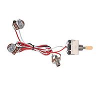 Echwave Guitar Wiring Harness 3Way Toggle Switch 1V1T 500k Electric Guitar 2 Humbucker